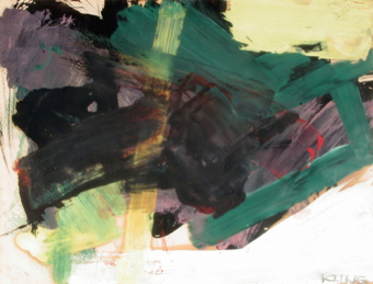 "Untitled (#10)," by Franz Kline (1959). Provincetown Art Association and Museum. Gift of Stanley Kunitz and Elise Asher.
